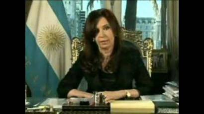 Presidenta Cristina Fernández