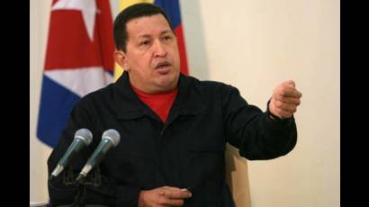 El Presidente Chávez en La Habana