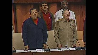 Acto por el décimo aniversario del convenio Integral de cooperación entre Venezuela y Cuba