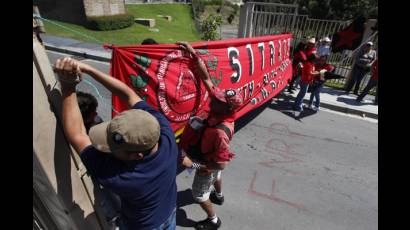 Manifestación popular en Honduras