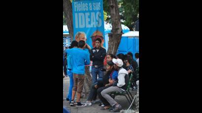 Fiesta por el Festival Mundial de la Juventud y los Estudiantes