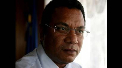 Marcus Stephen, presidente de la República de Nauru