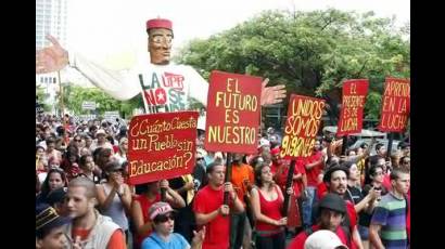 Estudiantes de la Universidad de Puerto Rico