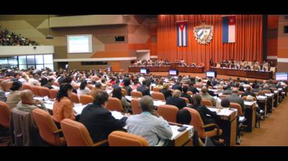 Sesión plenaria de la Asamblea Nacional del Poder Popular