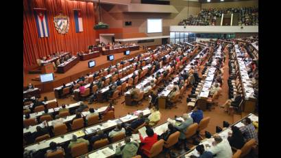 Sesión plenaria de la Asamblea Nacional del Poder Popular