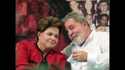 Luis Inacio Lula da Silva y Dilma Rousseff 