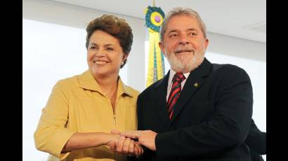 Dilma Rousseff y Luiz Inácio Lula da Silva