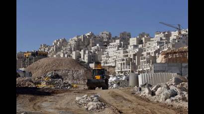 Construcción de asentamiento judíos