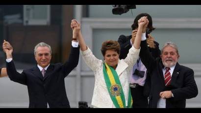 Luiz Inácio Lula da Silva y Dilma Rousseff