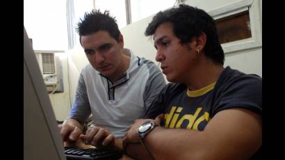 El dúo Buena Fe en Juventud Rebelde 