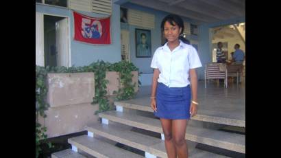 Joven tunera Lisandra Cutiño