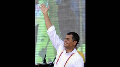 Presidente ecuatoriano, Rafael Correa