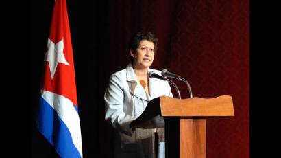 Ena Elsa Velázquez, ministra de Educación de Cuba