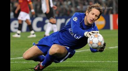 Portero holandés Edwin van der Sar