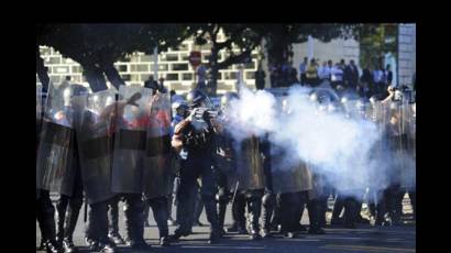 Policías en Puerto Rico