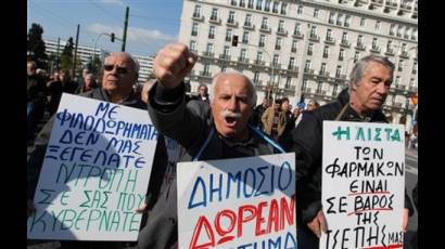 Protestas en Grecia