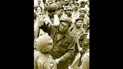 Fidel Castro Ruz en Playa Girón