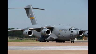 Avión de la Fuerza Aérea estadounidense