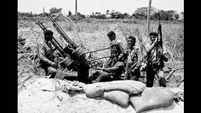 Pueblo cubano en pie de lucha