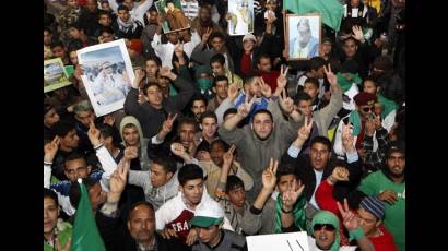 Manifestaciones en Libia