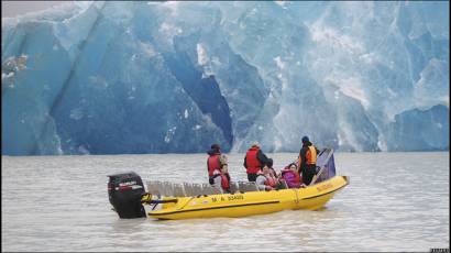 Desprendimiento de glaciar Tasman