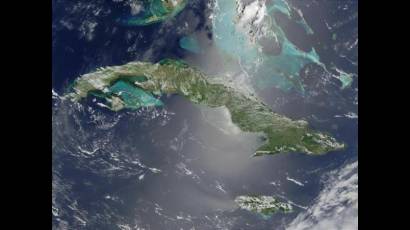 Imagen de Cuba desde el cosmos