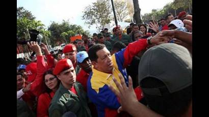 Presidente venezolano Hugo Chávez