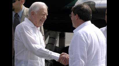 James Carter en Cuba