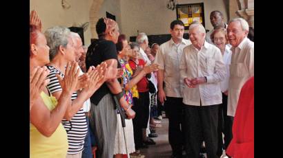 James Carter en Cuba