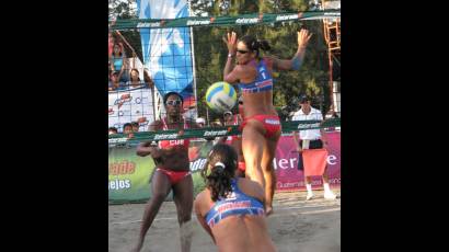 Dupla cubana de voleibol de playa