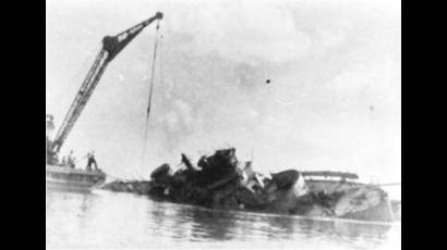 Hundimiento de la fragata Baire
