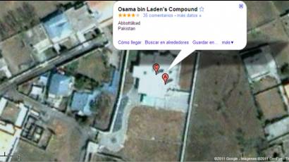 Lugar donde se encontraba Bin Laden cuando lo mataron 