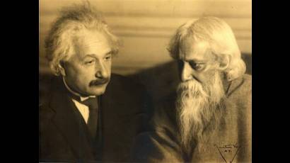 Rabindranath Tagore y Albert Einstein