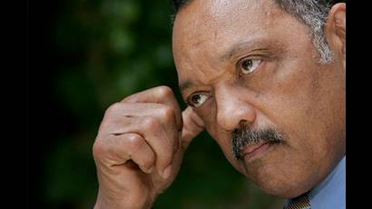 Reverendo norteamericano Jesse Jackson