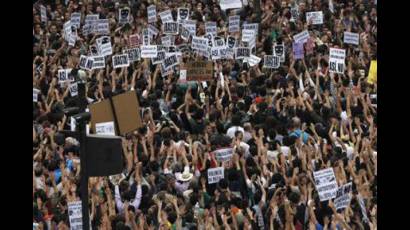 Protestas en Madrid 