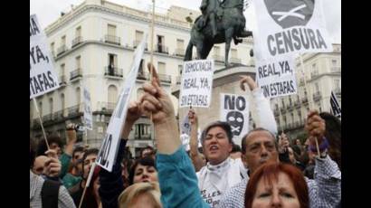 Protestas en Madrid 