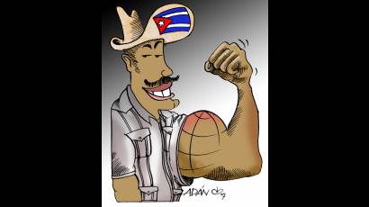 Caricatura de Adán. Cuba