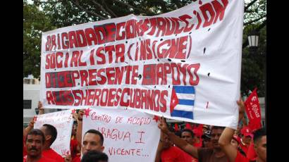 Marchan por los Cinco en Caracas