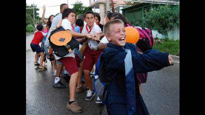 Niños felices