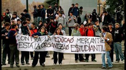 Protestas estudiantiles en Chile