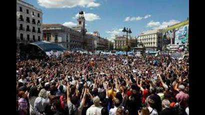 Protestas pacíficas en varias ciudades de España