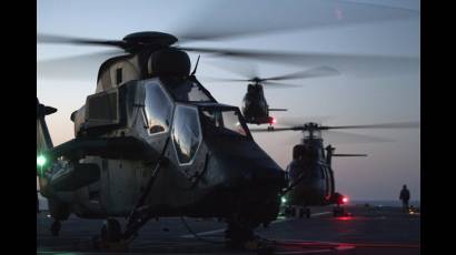 Imágenes de helicópteros de la OTAN