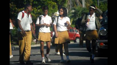 Jóvenes de Secundaria Básica