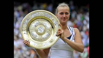 La tenista checa Petra Kvitova