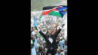 Ceremonia en la nueva capital nacional