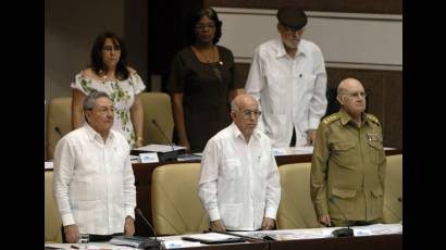 Sesión plenaria del Parlamento cubano