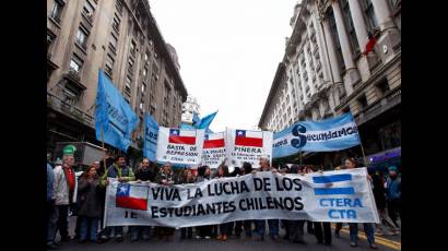 Manifestación en Buenos Aires