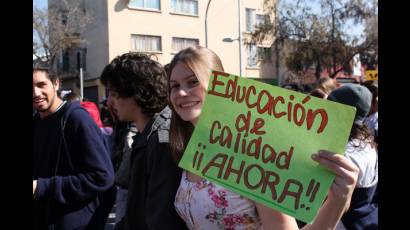 Estudiantes chilenos