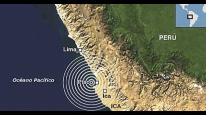 Terremoto en Perú