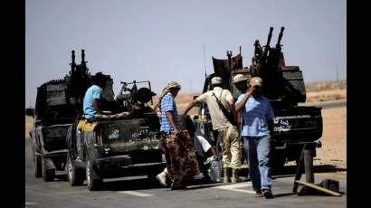 Combatientes libios